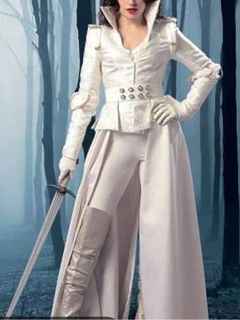 Women's White- Elegant Costume cosplay Style